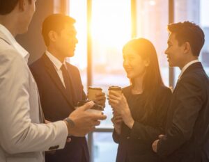 Coffee Break and networking in Wodil